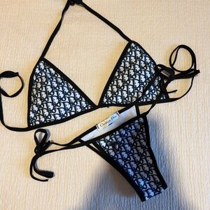 Dior Black and White Bikini